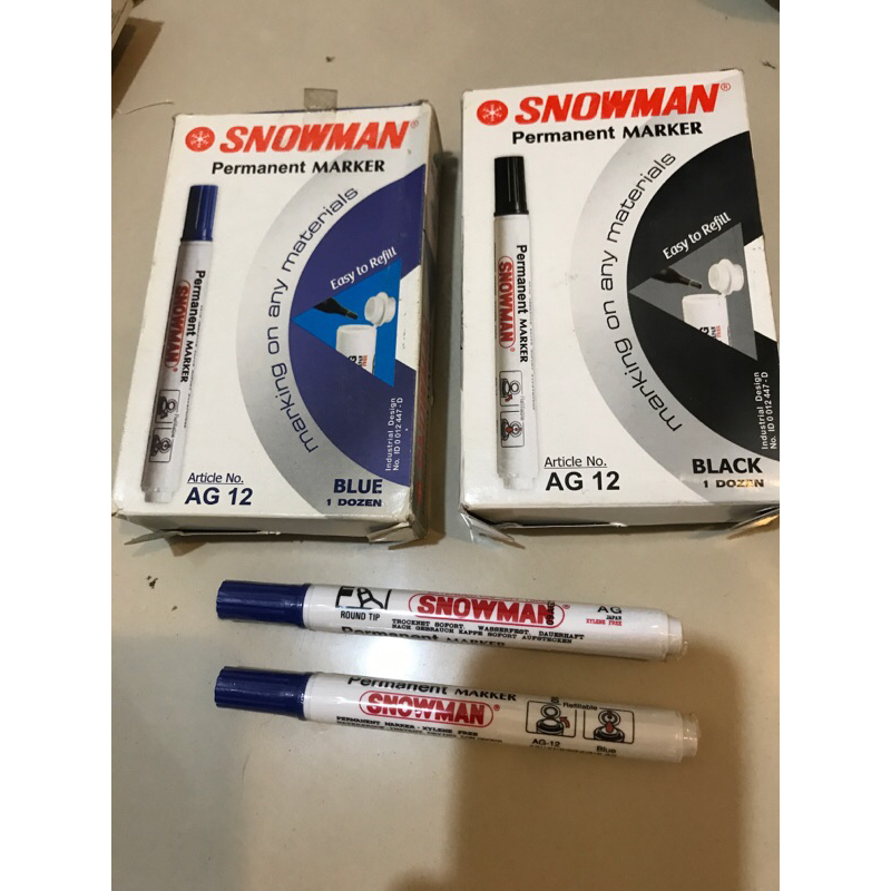 

Spidol Snowman permanent AG 12