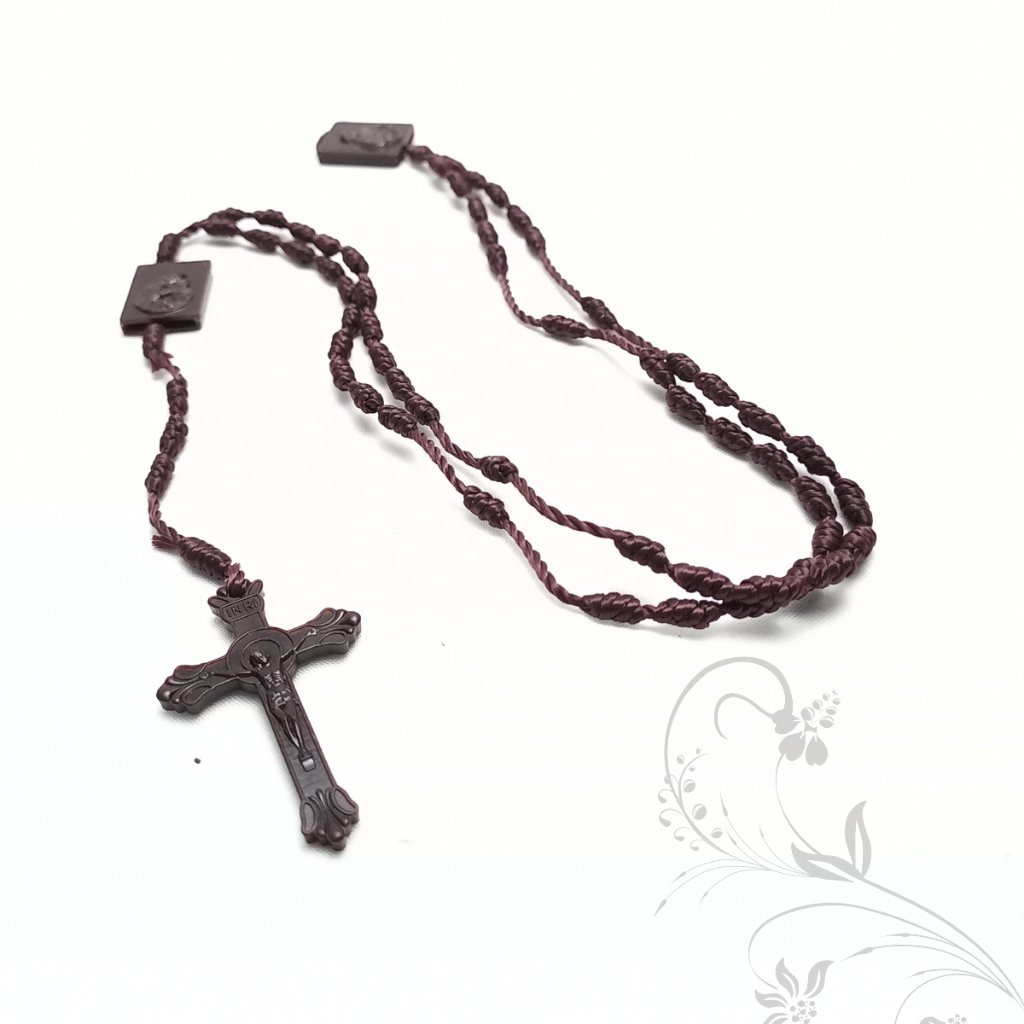 Rosario Tali Skapulir / Kalung Rosario Pria/Wanita / Kalung Rosario Katolik