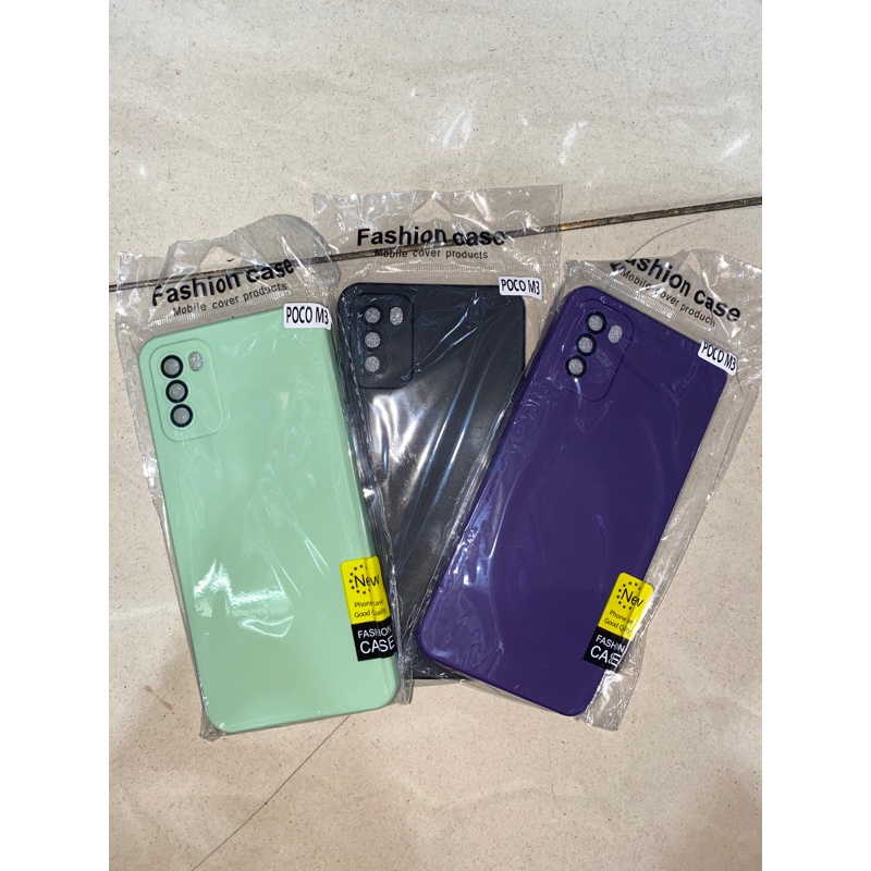 Case Poco X3 Poco X3 Nfc Poco X3 Pro Poco M5 Poco M5s Poco M4 Pro Poco M3 Poco F4 Poco C40 Softcase Silikon Pelindung Layar / Protector Lensa Camera