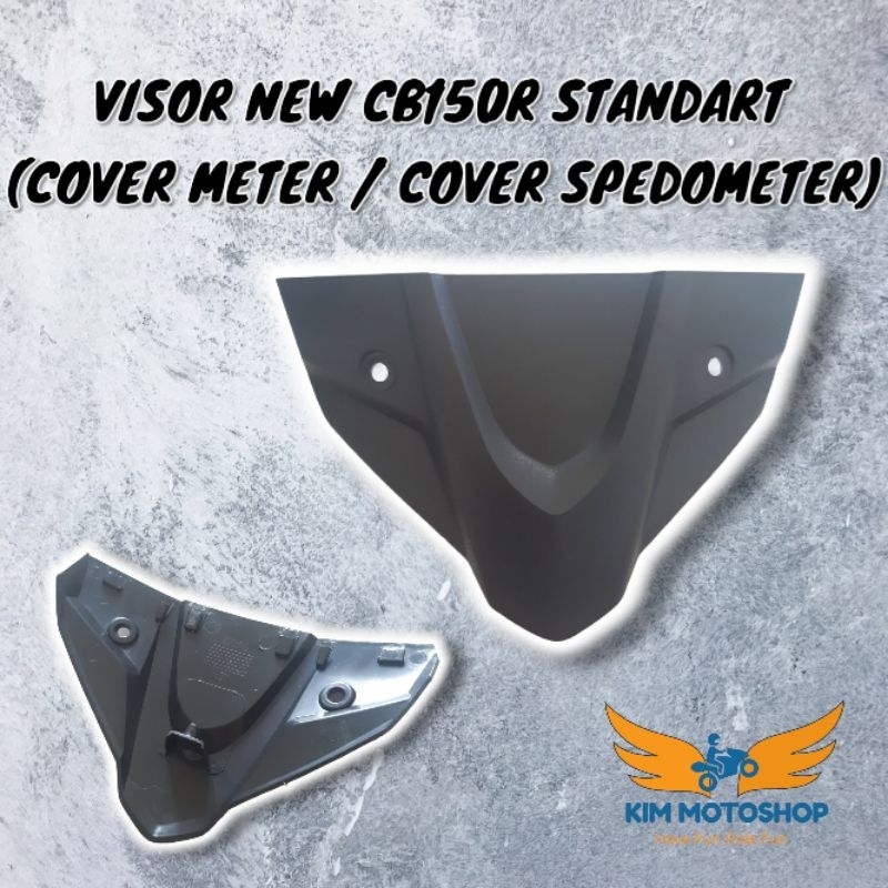 KIM - Visor Covermeter New CB150R Standart Hitam Doff