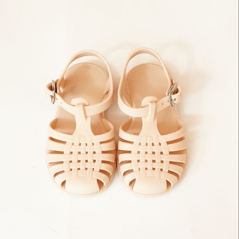 CUTIE BABY - PINK KIDS JELLY SHOES | SEPATU JELLY ANAK SOFT PINK