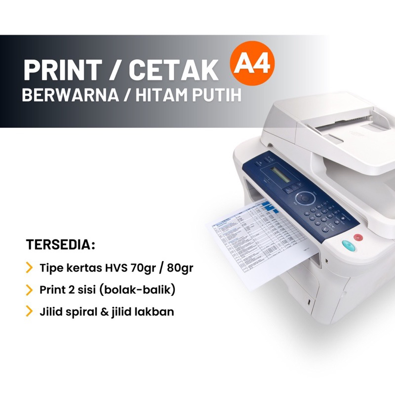 

Print Cepat A4 75 gsm BEST PRICE TERMURAH / CETAK DOKUMEN MAKALAH PROPOSAL SKRIPSI TESIS BUKU A4 BW/COLOR 24 JAM Print MURAH