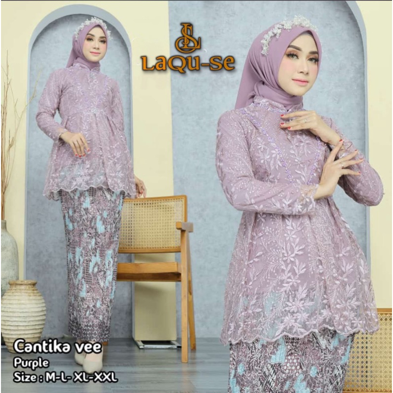 Set Kebaya Payet Kebaya Cantika Stelan Kebaya Modern Kebaya Payet Tangan Stelan Kebaya Pesta New Collection By Laquse Kebayaa