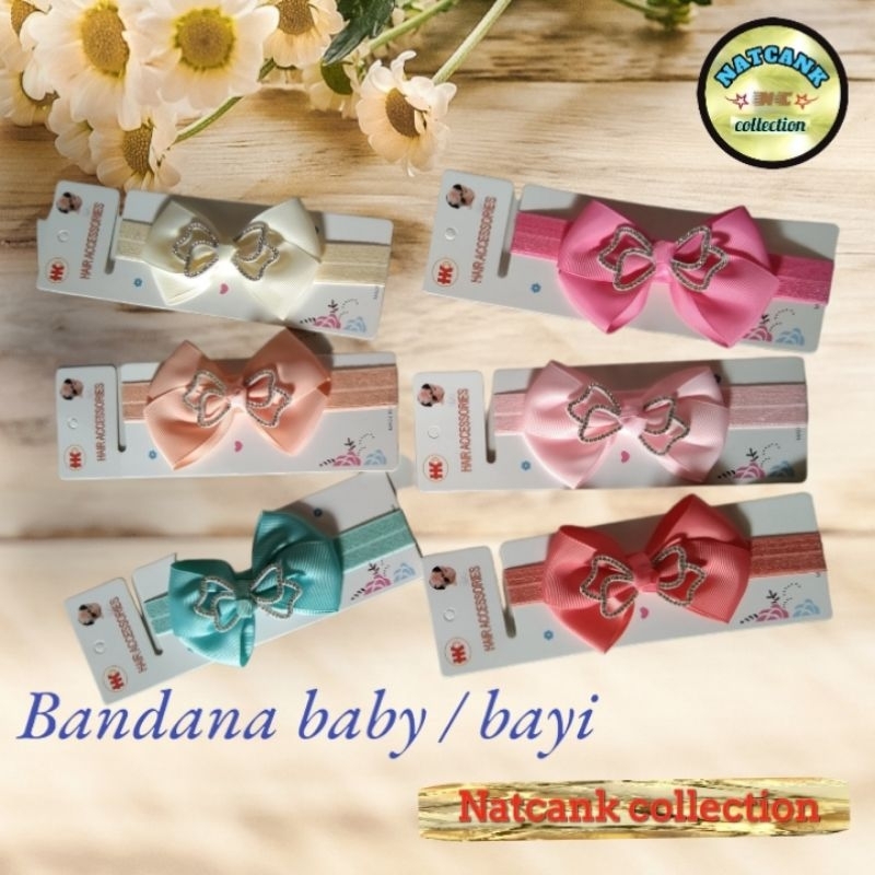 Bandana Bayi Motif / Bando kain anak