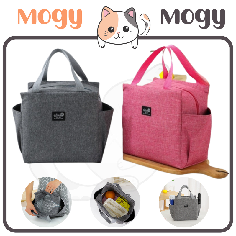 MOGYMOGY HL0497 Tas Bekal Makanan Jumbo Tas Bekal Jumbo Anti Air Makanan Bento Elegan Aluminium Foil Lunch Cooler Bag Box