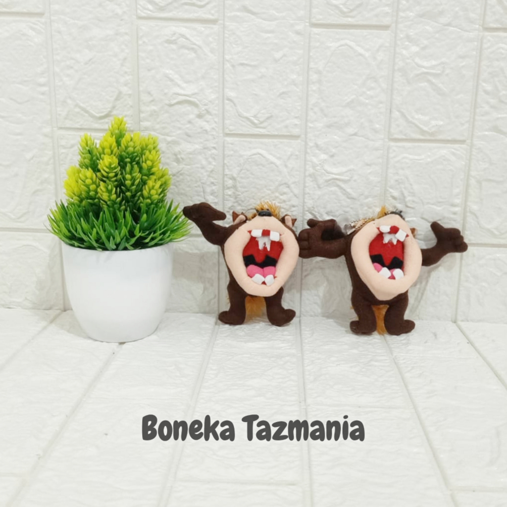 Pajangan Dashboard Boneka imut - Tempelan Kaca Mobil Boneka Lucu Tazmania Devil lucu