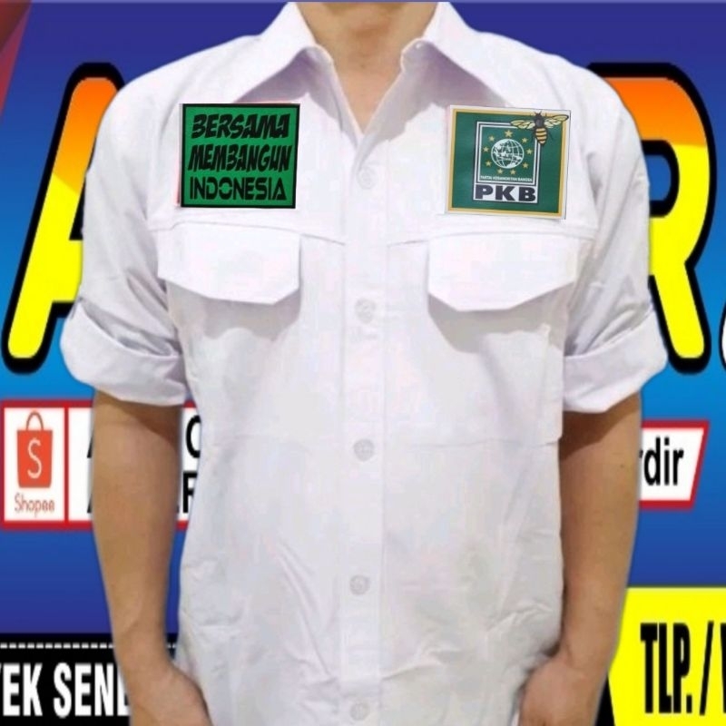 kemeja taktikal partai PKB satgas partai PKB kemeja tactical partai PKB baju tactical partai PKB kem