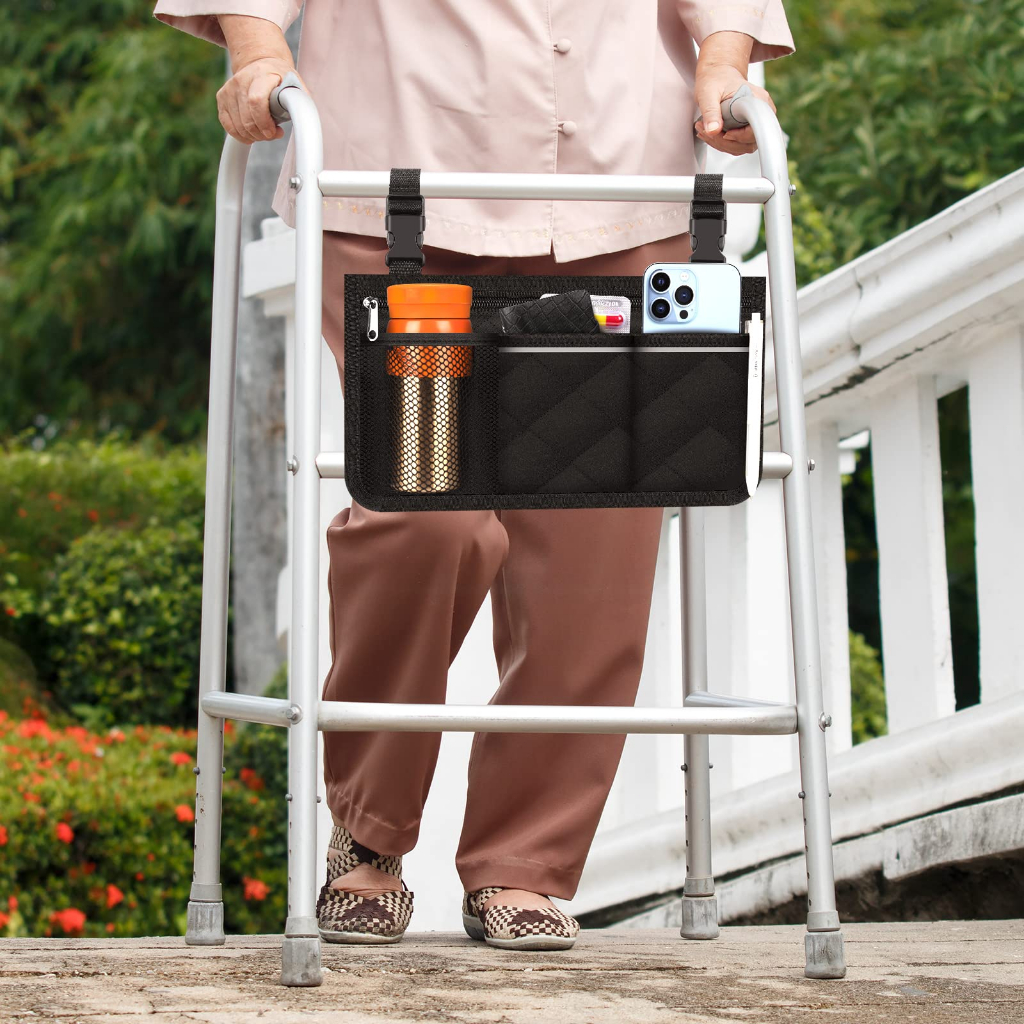 Tas Organizer Kursi Roda Gantung Kantong Penyimpanan Tas Gantung Multifungsi Tas Kursi Santai