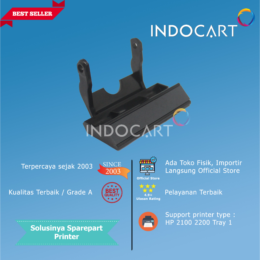 Separation Pad-HP 2100 2200 Tray 1 RB2-6348