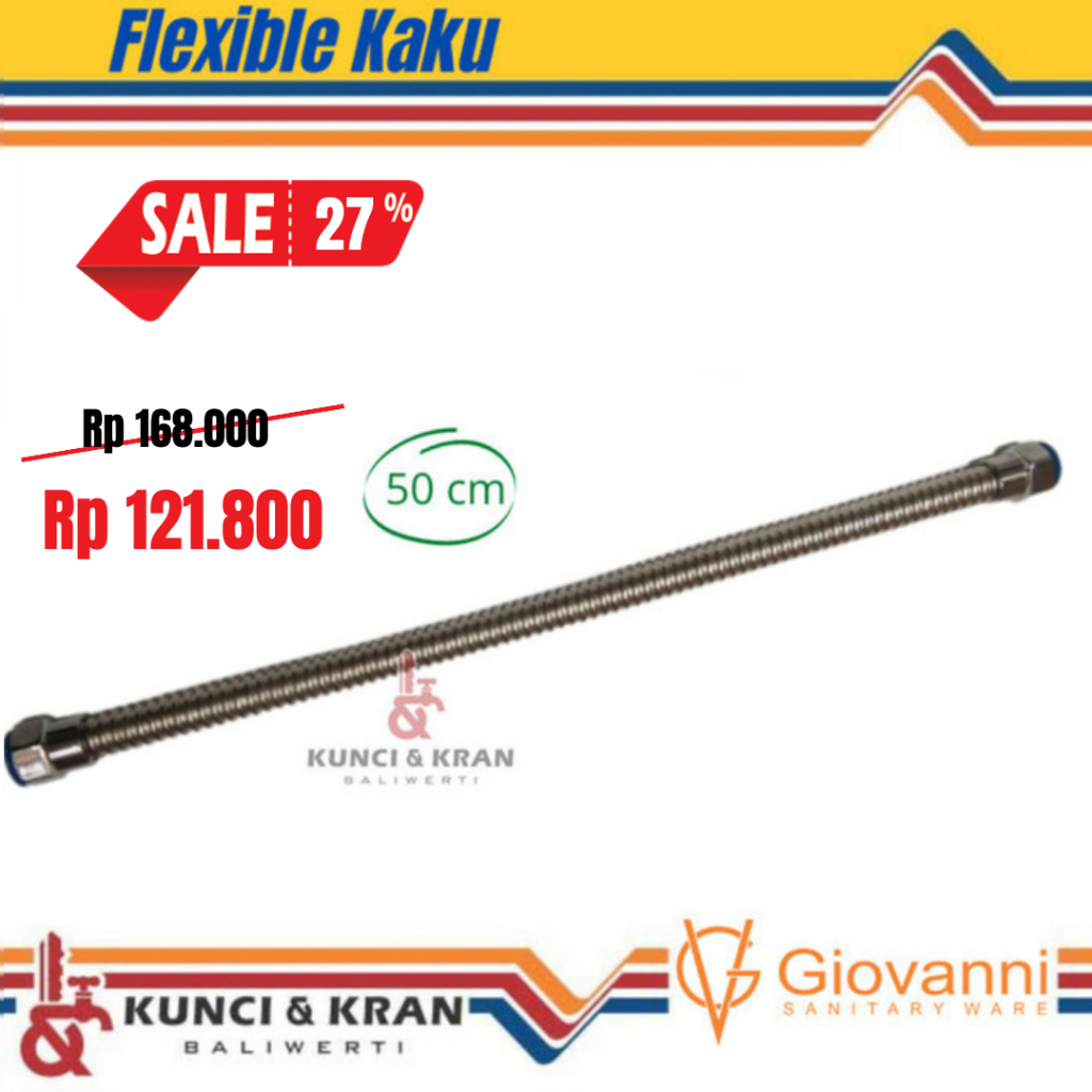 SELANG KAKU GVN SELANG FLEXIBLE GIOVANNI GV304 - 50CM
