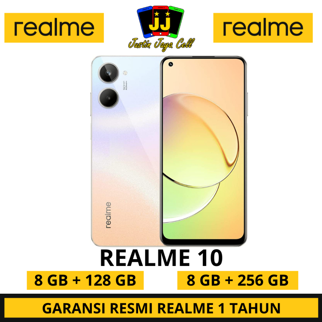 REALME 10 8/256 &amp; REALME 10 8/128 GARANSI RESMI REALME 1 TAHUN