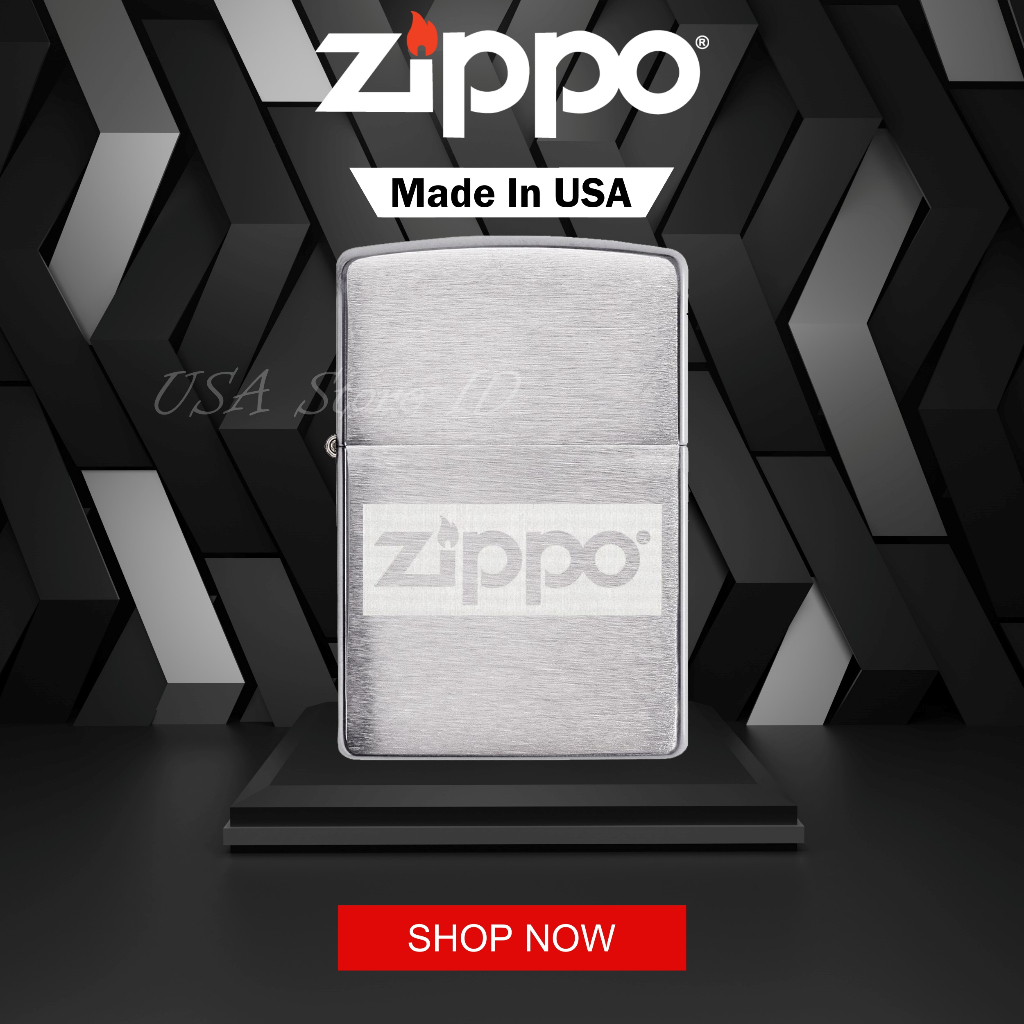 Zippo Flask & Lighter Gift Set 49358 Original Made In USA