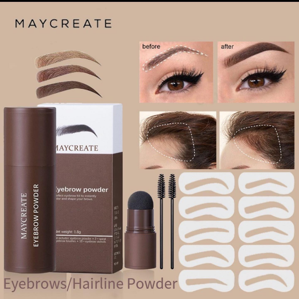 Eyebrow powder untuk alis ;eyebrow cetakan alis