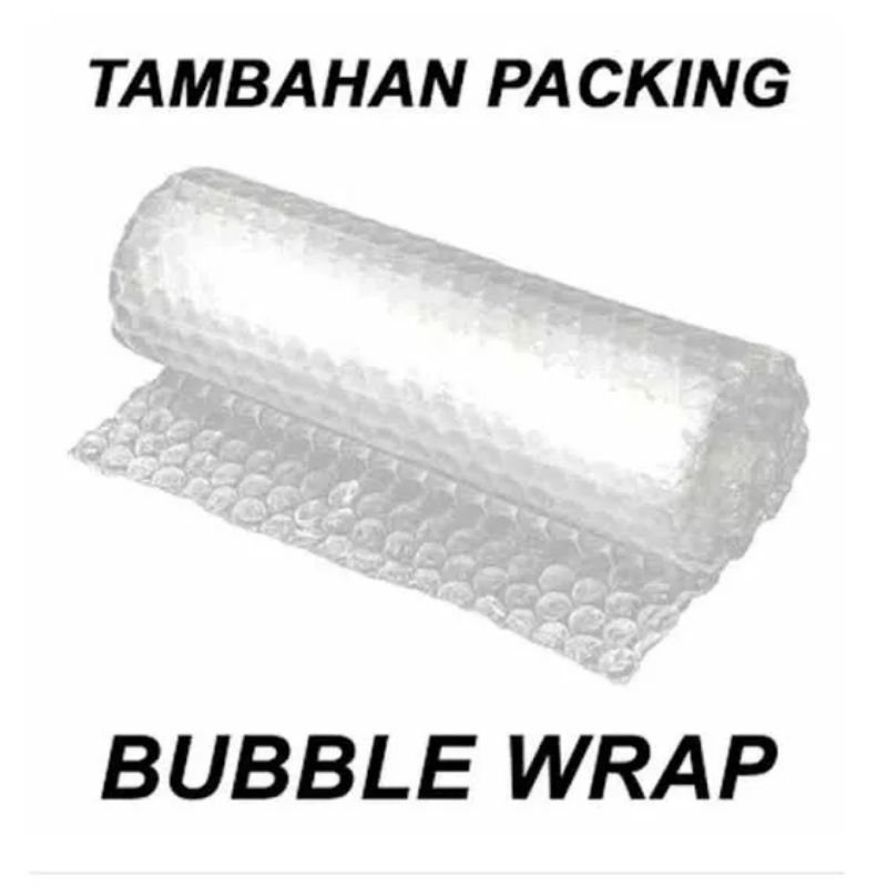 

Buble wrap tambahan untuk packing