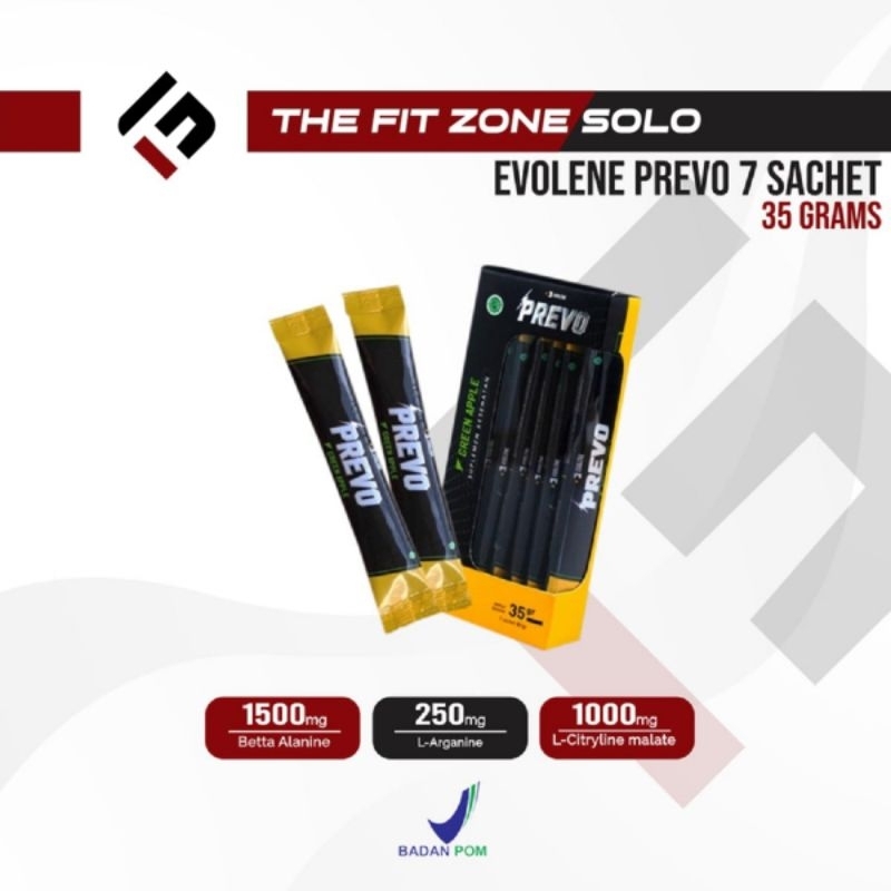 Evolene Prevo 7 Sachet 35 Gram Pre Workout Sachet