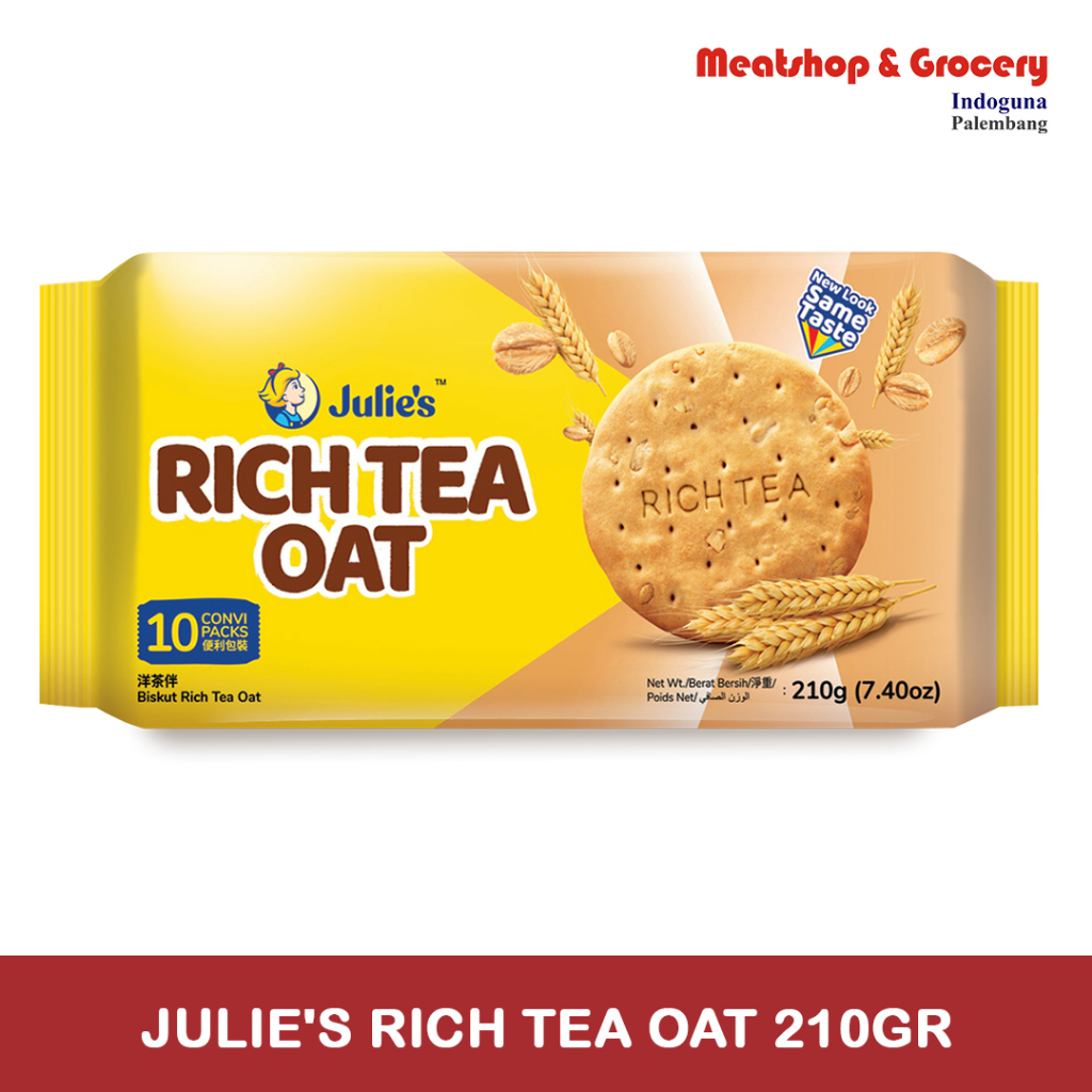 

Biskuit Julie's Rich Tea Oat 210Gr