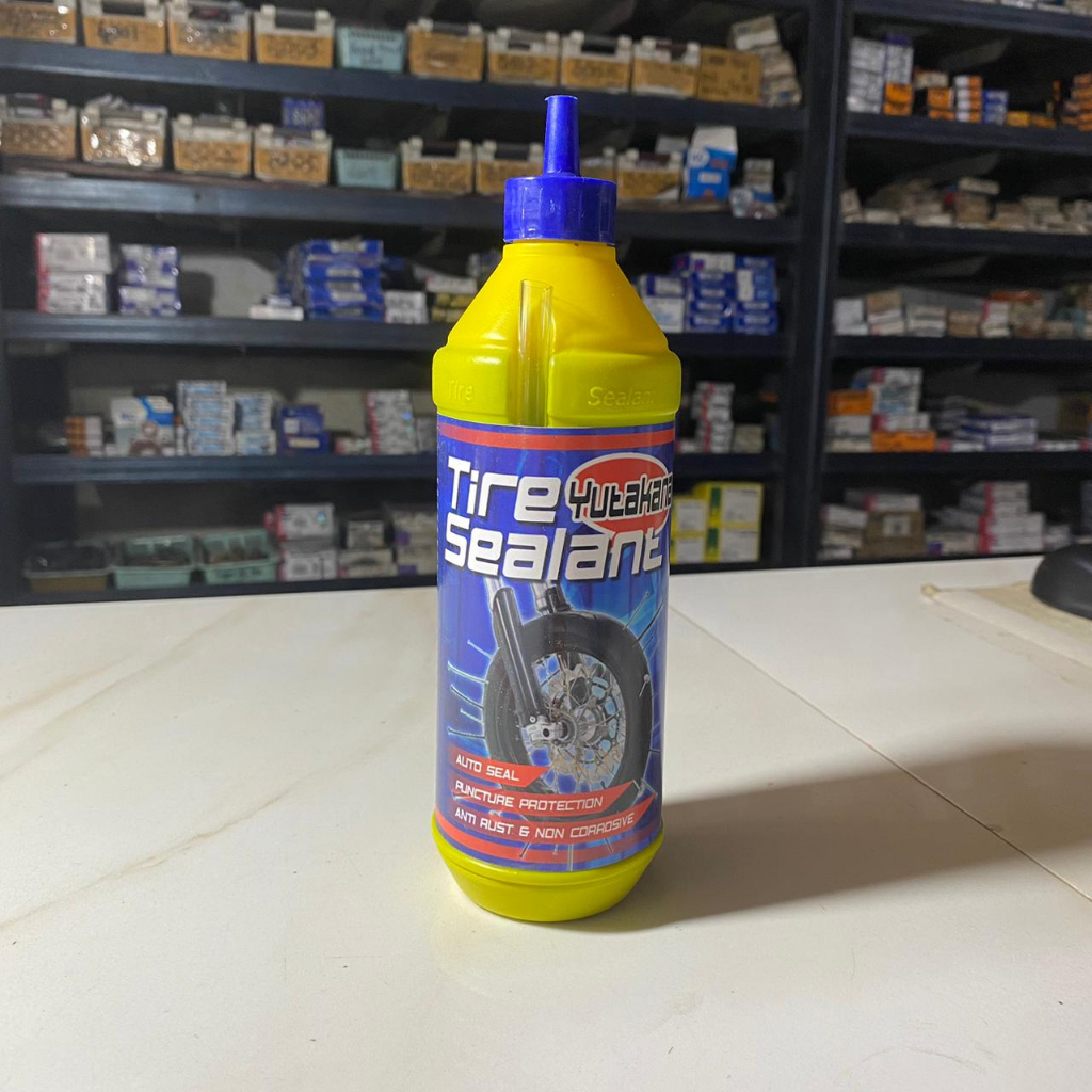 YUTAKANA Tyre Sealant Cairan Ban Tubeless Anti Bocor Ranjau Paku Tambal Ban Motor Mobil 350ml 500ml