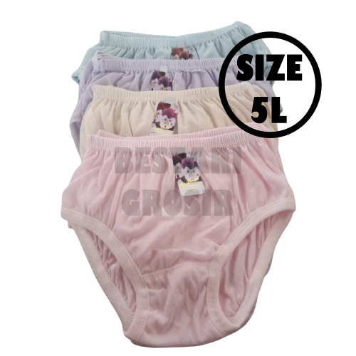 (L XL 3L 4L 5L 6L) GROSIR 12 PC CD WANITA JUMBO MURAH CELANA DALAM WANITA LUSINAN CD IBU HAMIL