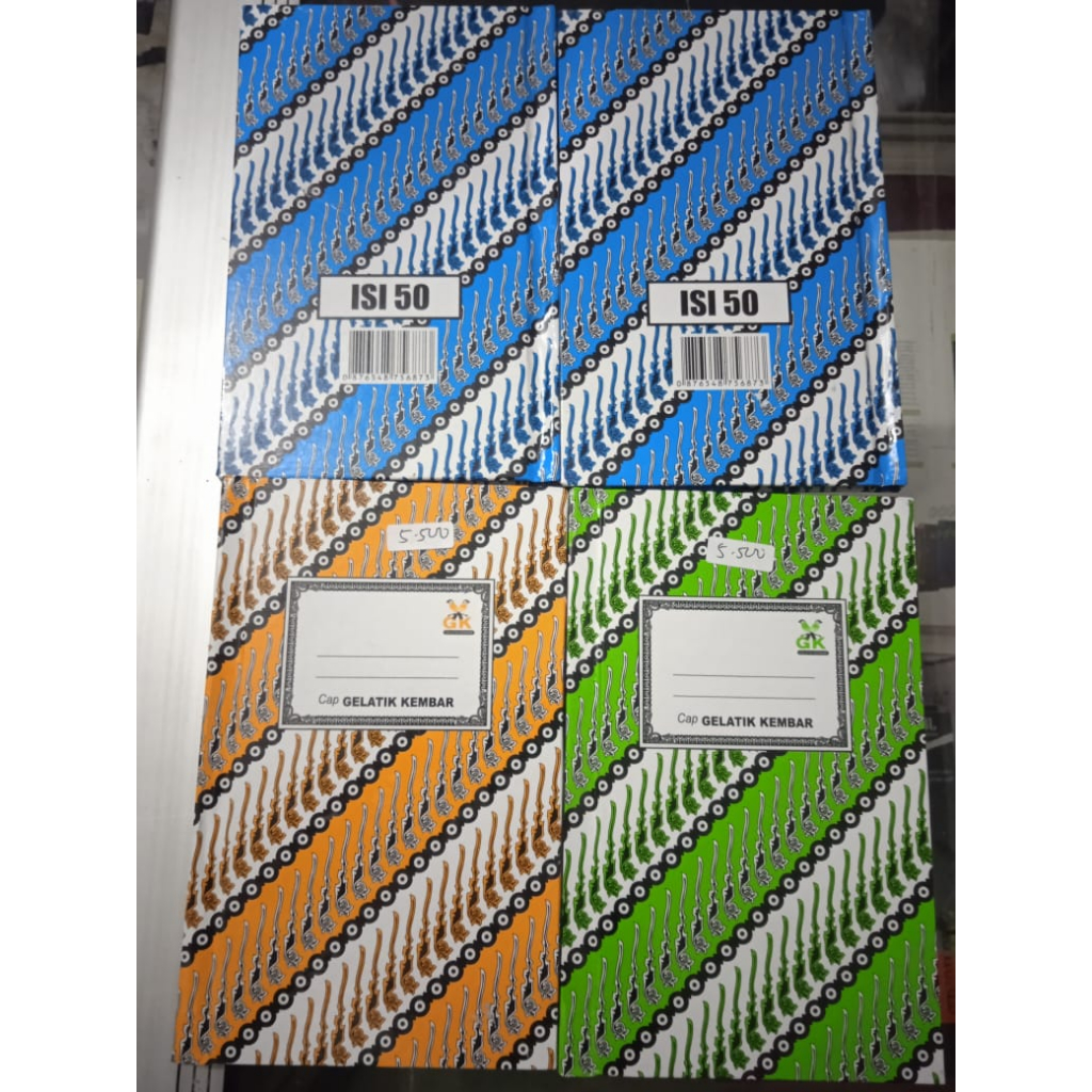 

Buku Batik oktavo Kecil isi 50 lembar hard cover