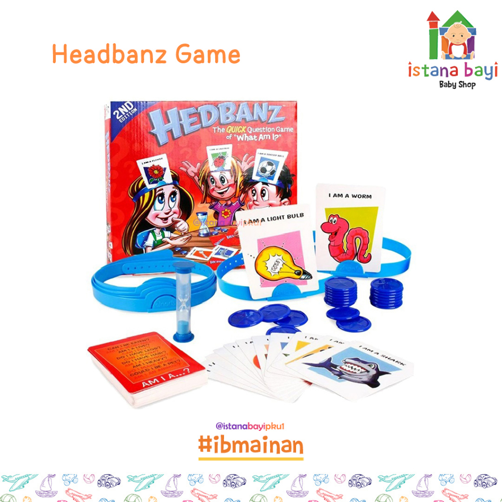 Mainan Edukasi - Headbanz Game - Mainan Anak - Edukasi Fun Tebak Kata