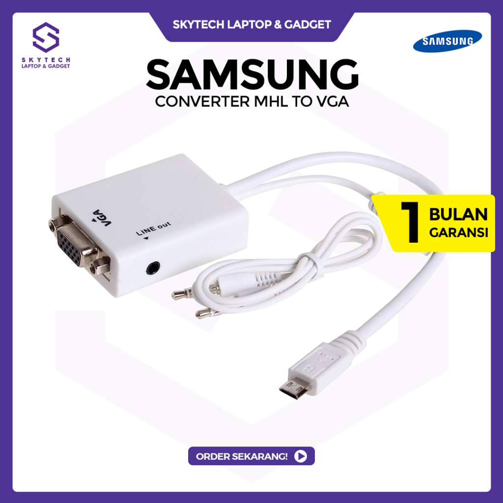 CONVERTER MHL TO VGA FOR SAMSUNG HIGH QUALITY ORIGINAL