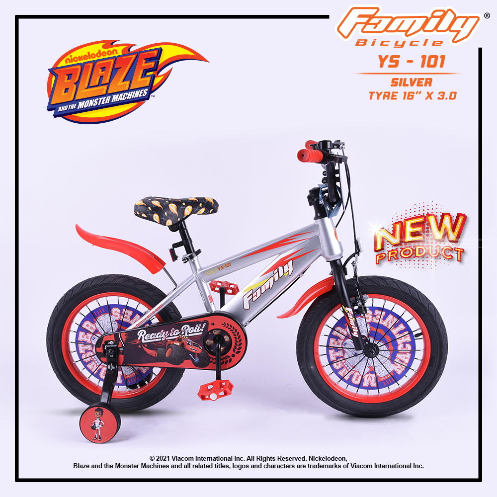 KHUSUS LUAR KOTA - Sepeda Anak BMX Family Blaze YS-101 12/16 inch