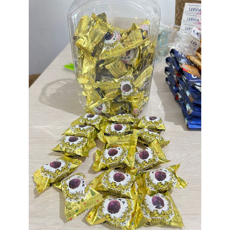 ECER APOLLO ROKA WAFER BOLA COKLAT