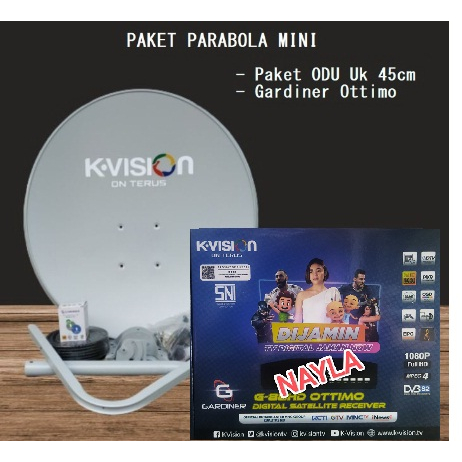 Paket Parabola Mini Garmedia K-Vision