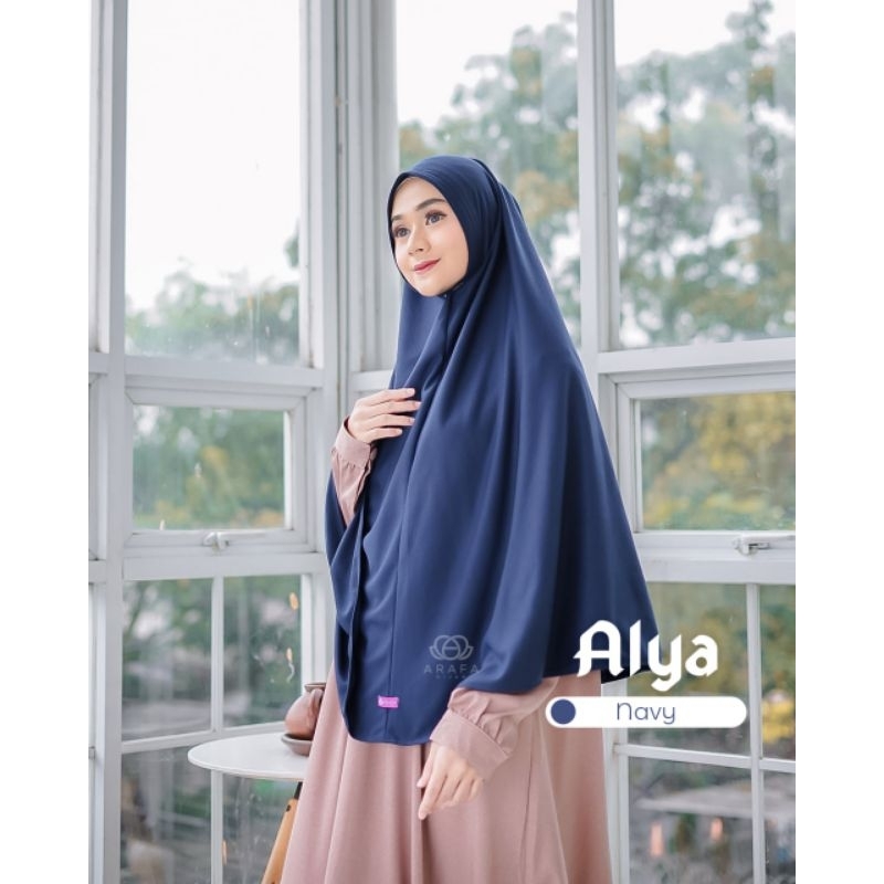 Jilbab Khimar Alya Kaos PE 40S Premium