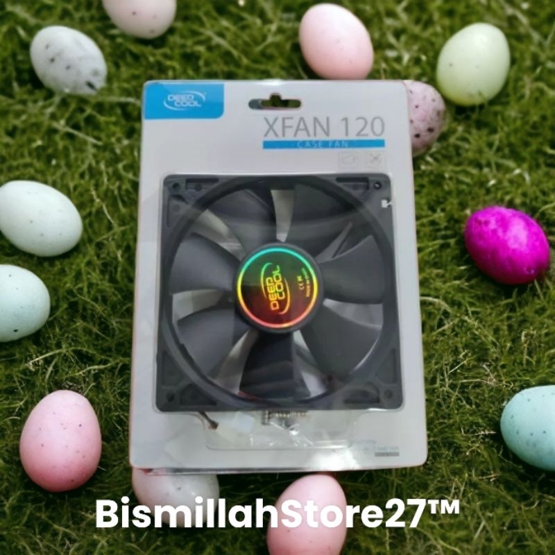 KIPAS PENDINGIN MERK DEEPCOOL XFAN 120 KIPAS FAN 12CM 120MM BARU SEGEL DUS