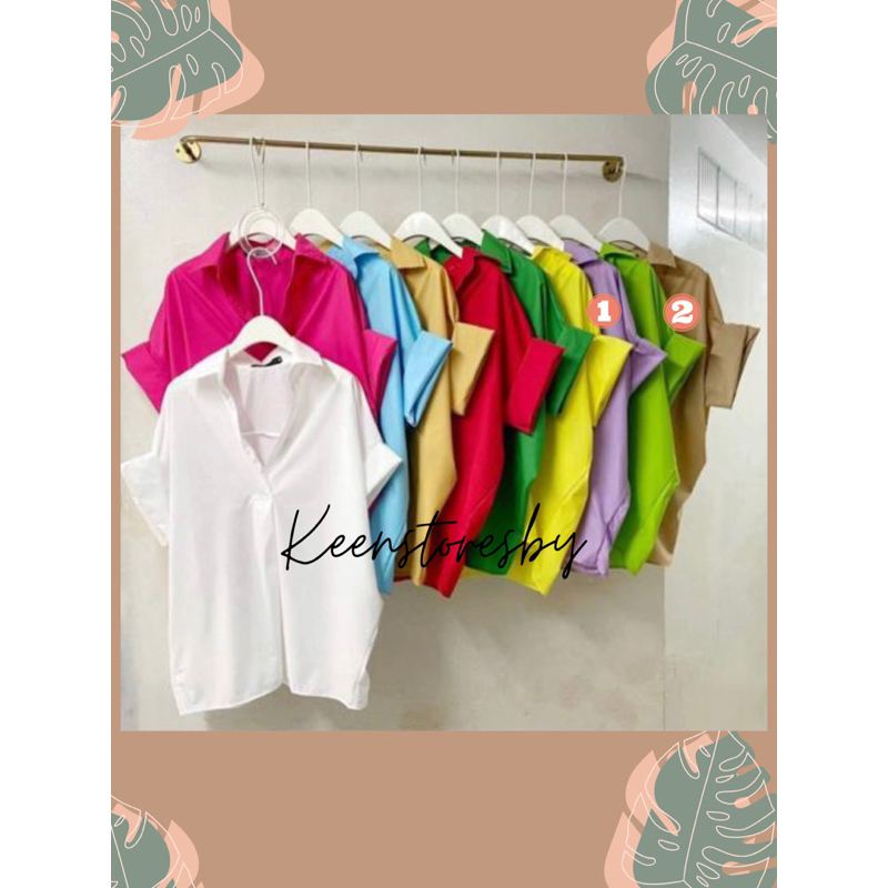 READY STOK KEMEJA WANITA DECEMBER 100% ORIGINAL BANGKOK TAG ZARA