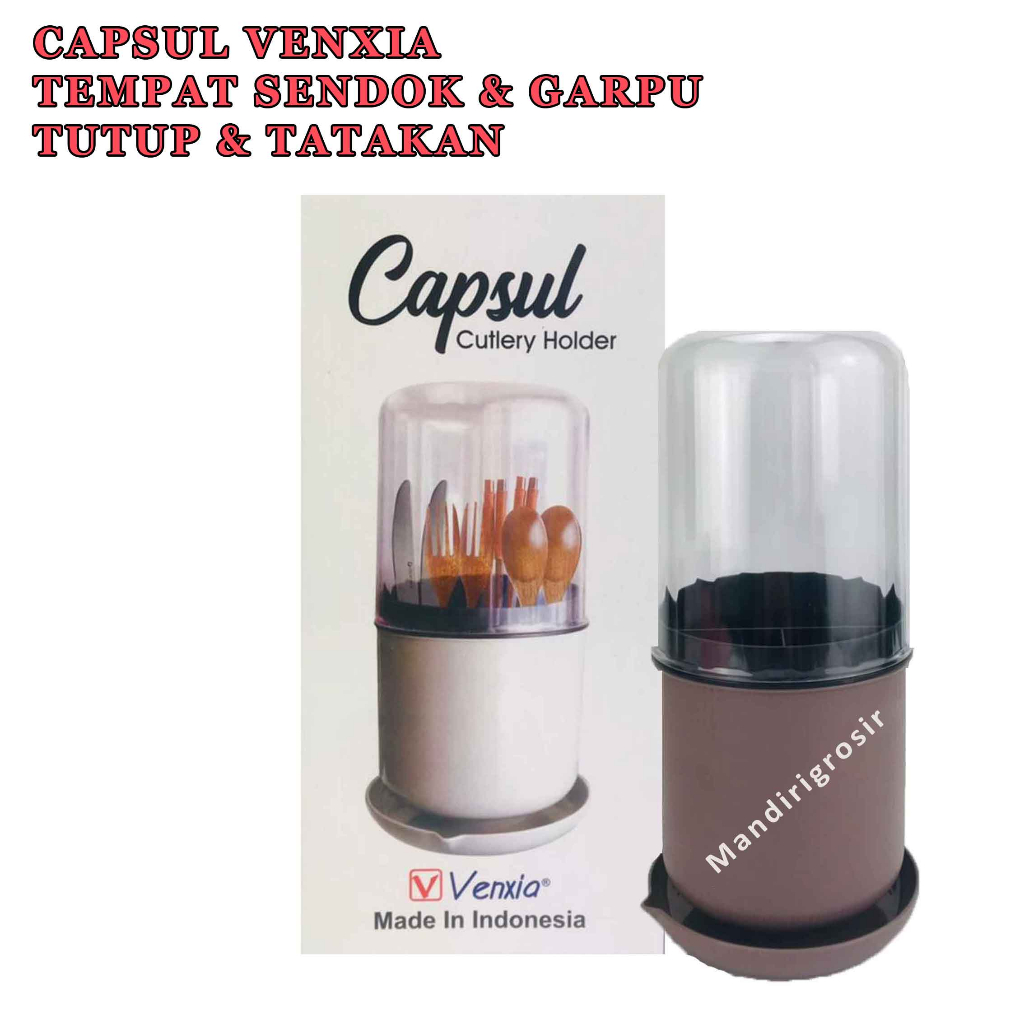 Tempat Sendok &amp; Garpu * Capsul Venxia * Tempat Sendok Serbaguna