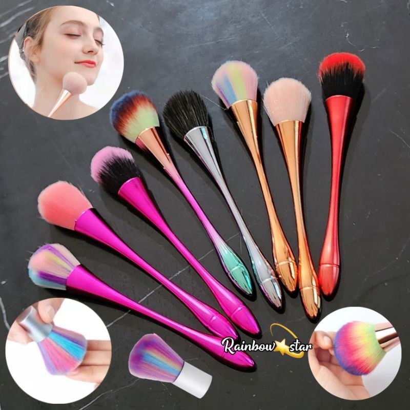 Powder / Blush On Brush Besar  Makeup Powder Brush / Nail Art Soft Dust Brush Cleaning  Manicure Brush Pembersih Debu Kuku