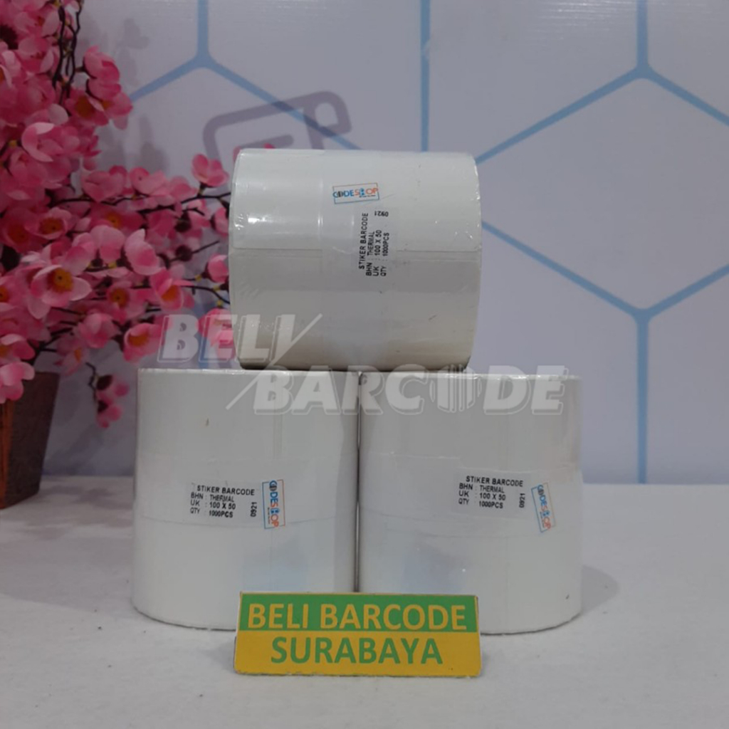 Label Thermal 100 x 50 / 100x50 mm / 100x50mm 1 Line 1000pcs Resi