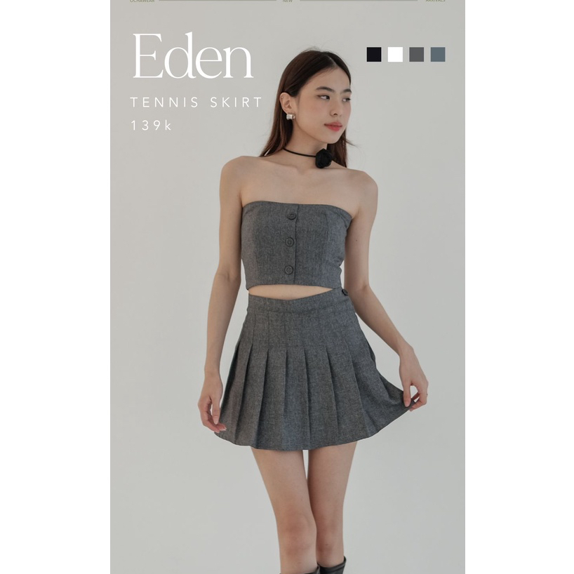 EDEN TENNIS SKORT —— Ocha Wear | Rok Celana Wanita | Bawahan Pakaian Casual