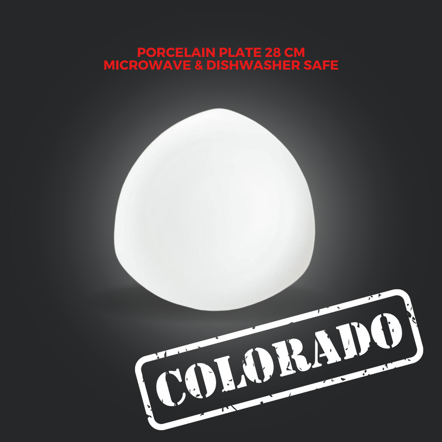 COLORADO Piring Keramik | Porcelain Plate | Piring Makan Porselen