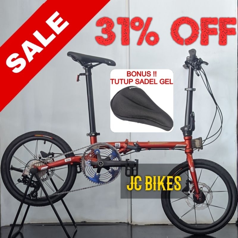 Sepeda Lipat Element Troy 10 2022 Full Chromoly, Hidrolik JANGKRIK