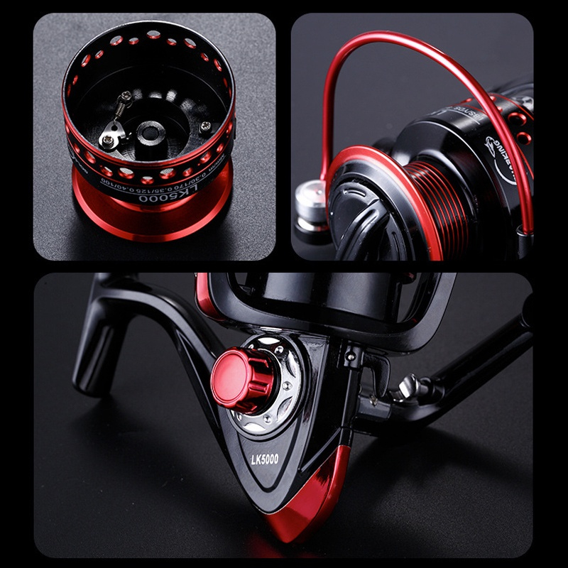 Reel Pancing besi 13BB 10kg drag 5.2:1 Metal Front Drag Menangani Kumparan Air Asin Memancing Gear spinning reel