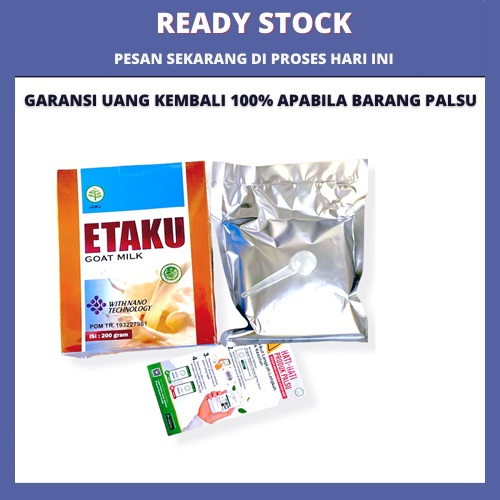 

(TANPA GULA) Susu Kambing Etawa Murni Walatra Etaku Bubuk Goat Milk