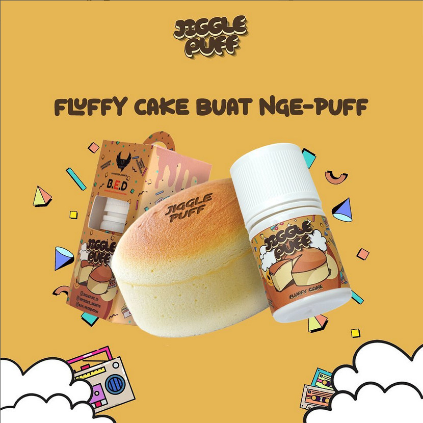 JIGGLE PUFF 60ML FLUFFY CAKE