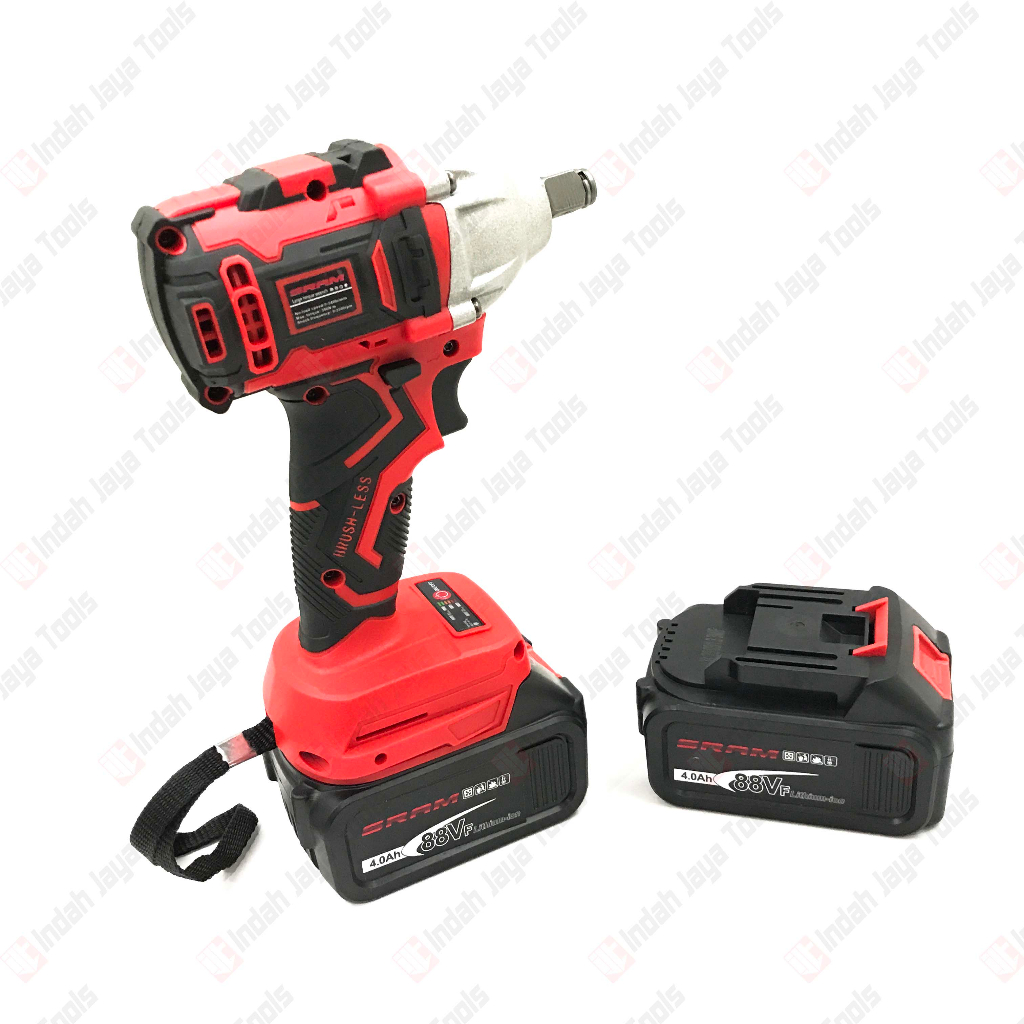 SRAM 88VF CORDLESS Impact Wrench Mesin Buka Ban Baterai Charger