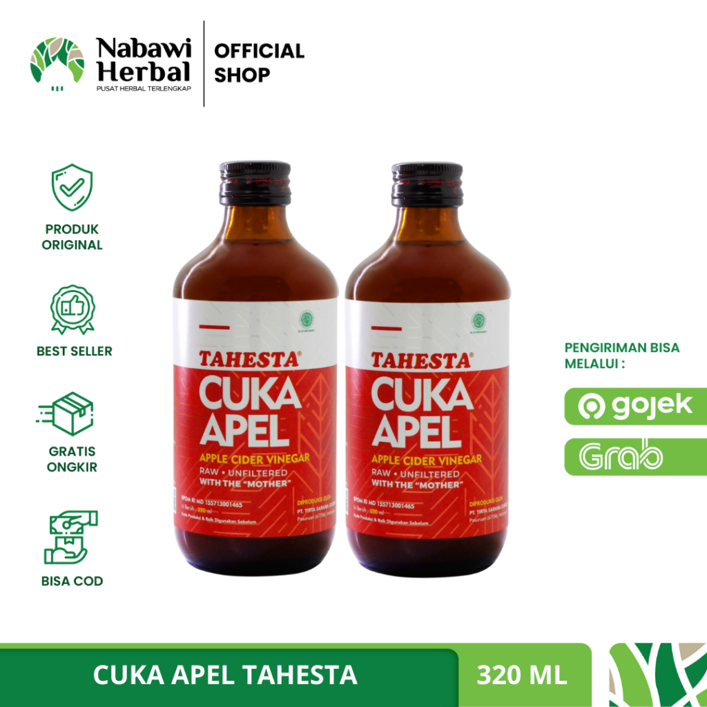 

Cuka Apel Tahesta 320 ml