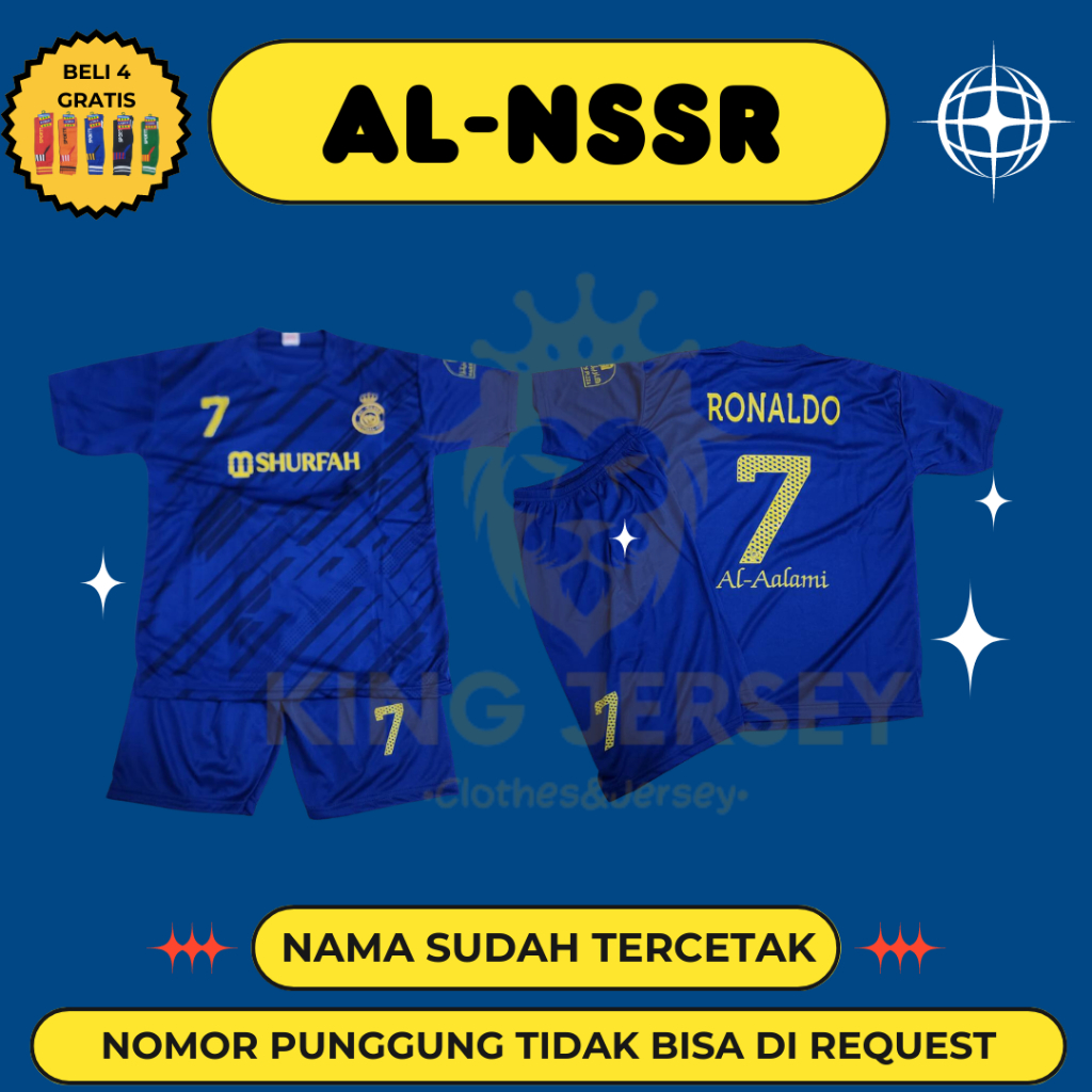 JERSEY ANAK AL NASSR (RONALDO)