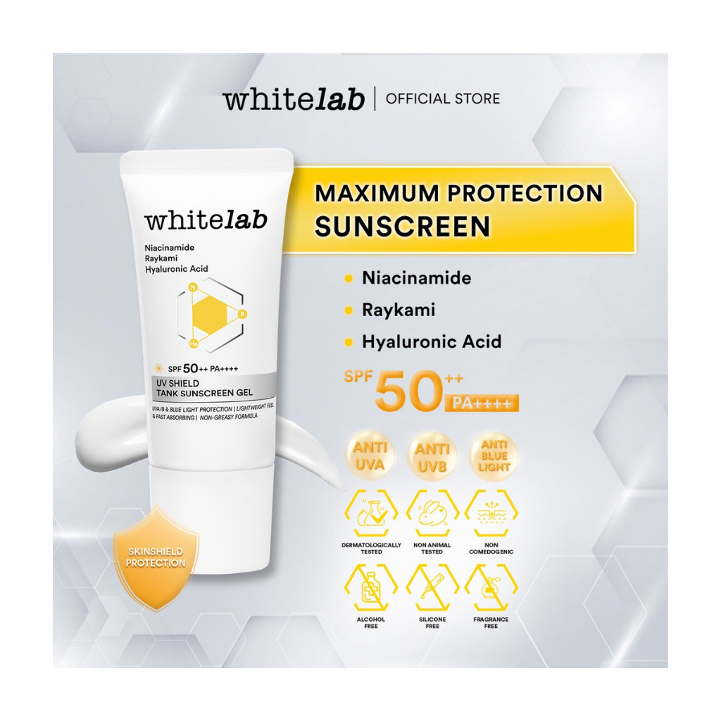 WHITELAB UV SHIELD TANK SUNSCREEN GEL SPF 50++PA++++