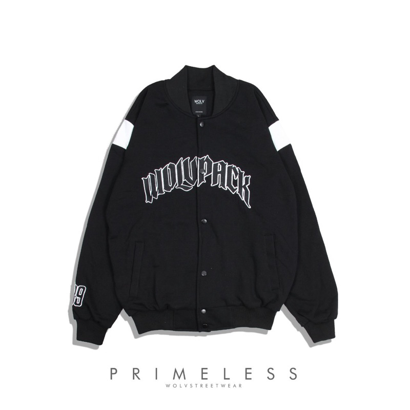 ORIGINAL WOLV Jaket Varsity Primeless Jaket Varsity Wolv