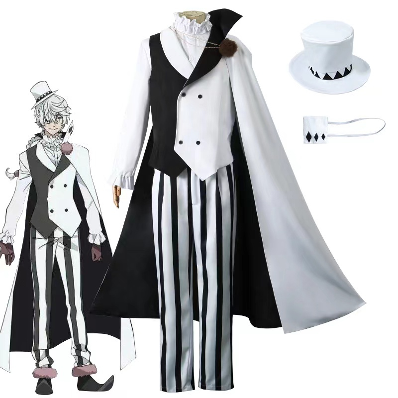 Bungo Stray Dogs Nikolai Gogol cosplay costume Gogol cosplay Set and wig