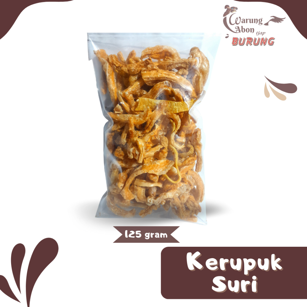 

Keripik Suri Cap Burung 100 gram