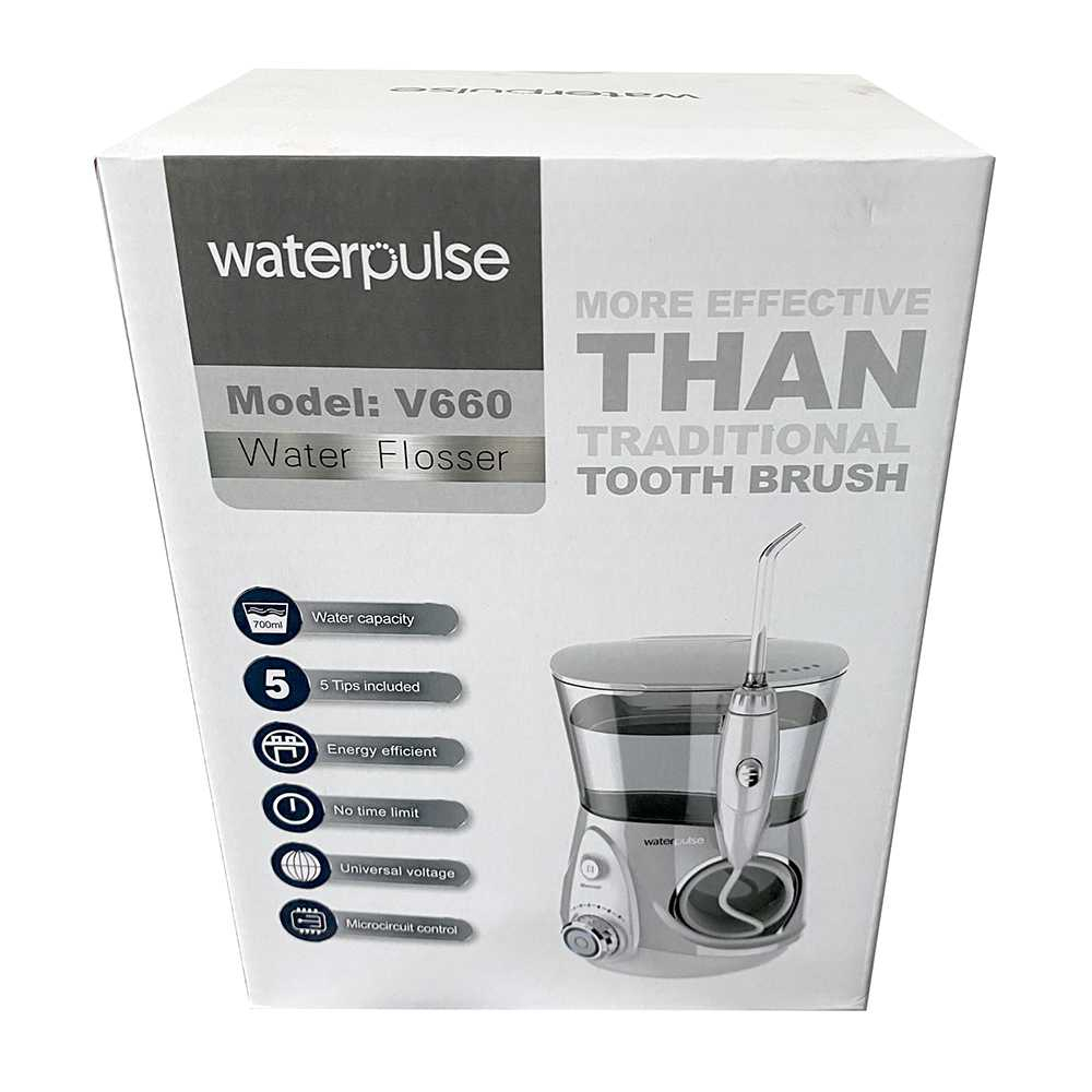 Waterpulse Dental Flosser Alat Semprot Pembersih Gigi 700ml - V660