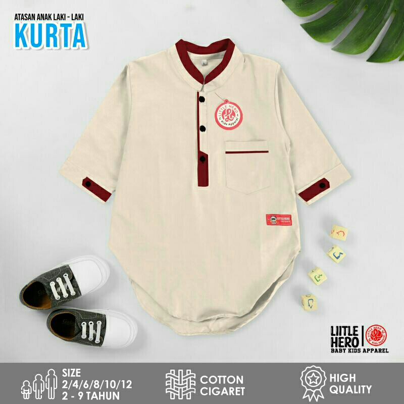 New Kemeja Kurta Anak Laki-laki High Quality