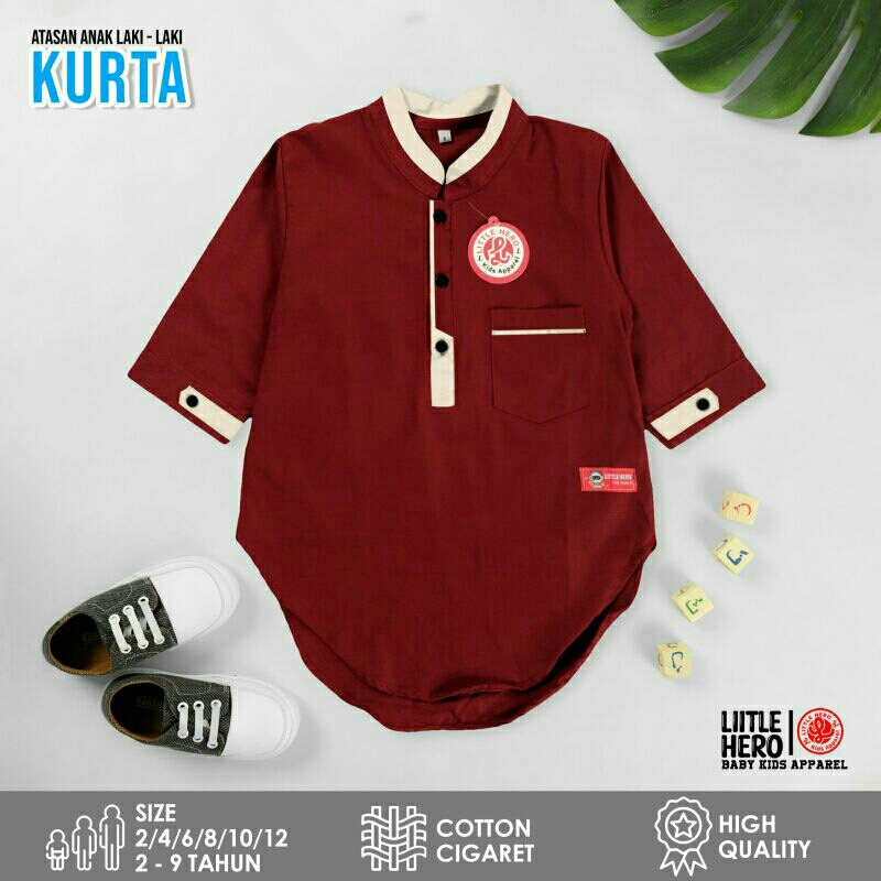 New Kemeja Kurta Anak Laki-laki High Quality